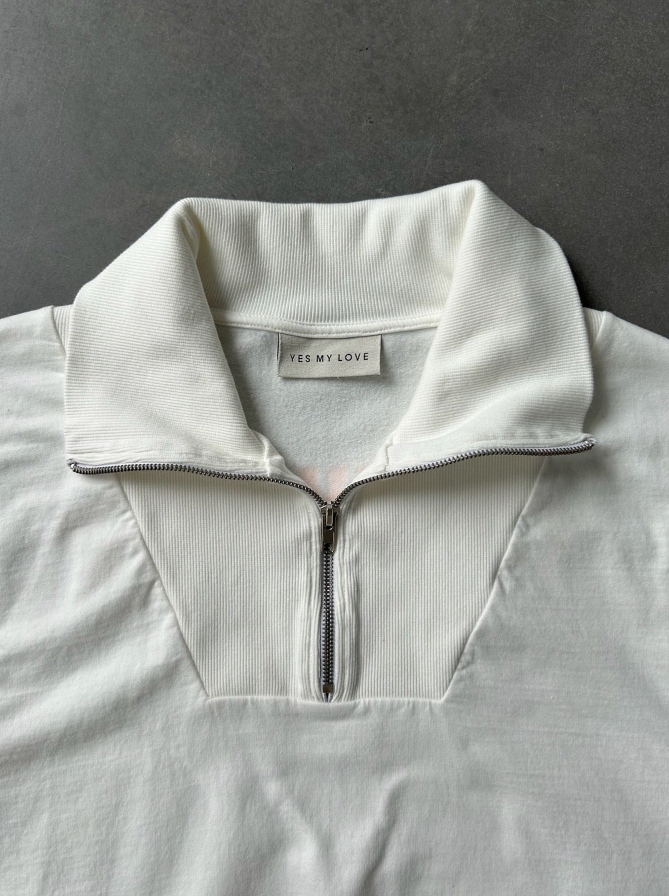 Zipper Sweater - Off White